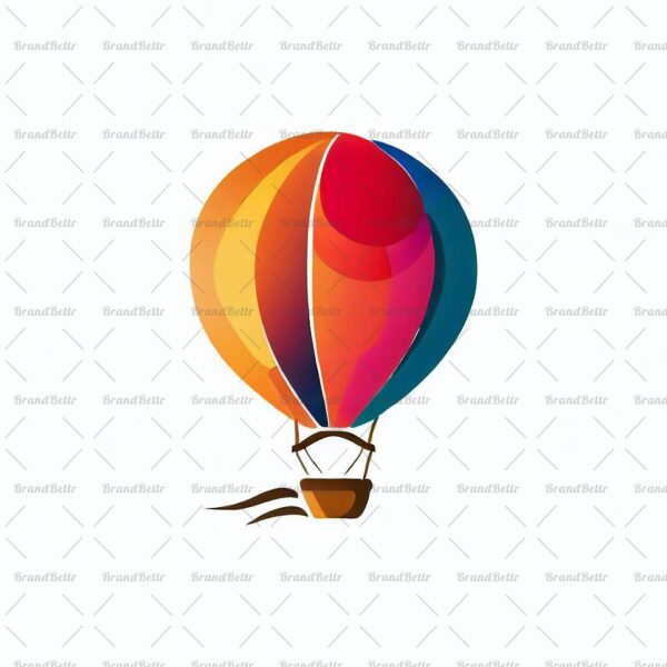 Reisender Heißluftballon